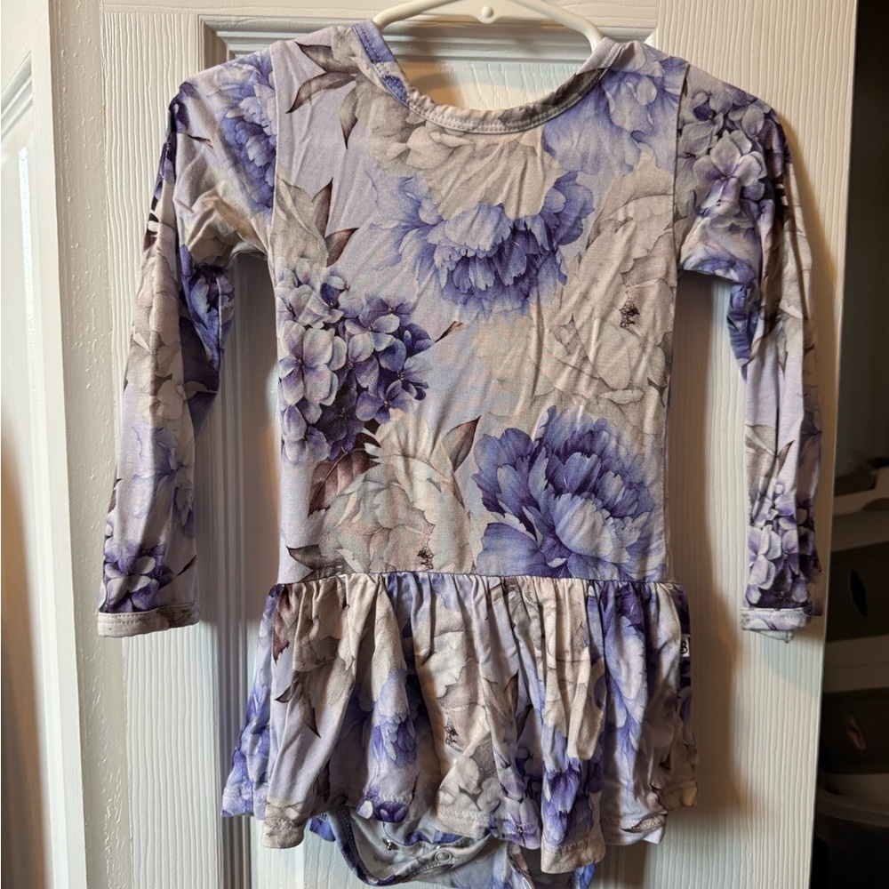 Bums and roses floral Long Sleeve Dress